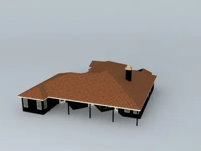 Spanish House Free 3D model