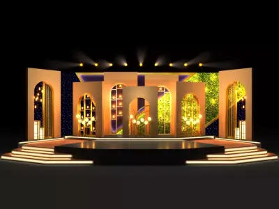 Stage design  3D model