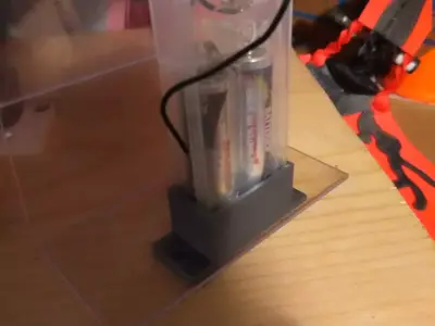 Battery Pack holder for string lights Free 3D print model