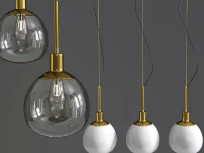 Pendant Lamp Erich Chandelier 3D model