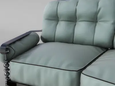 Corsica Crescent Sofa 3D model