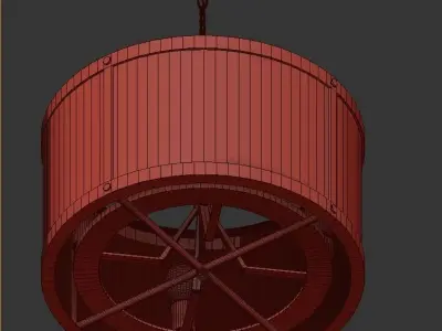 Loft Designe C Chandelier 3D model