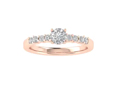 Women Ring  Render 3dm STL OBJ FBX TXT Details 3D print model 5