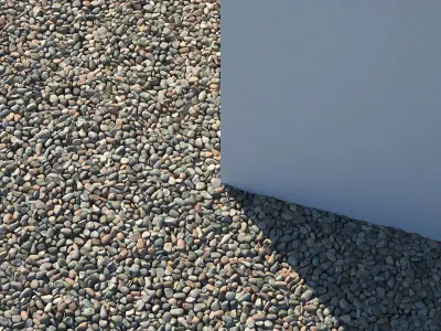 Large multi coloured pebbles stones texture Texture