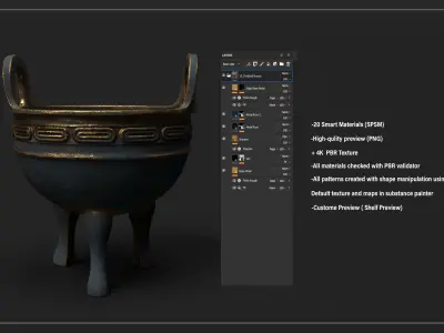 20 Materials Of Ancient Metal Containers 01 Texture