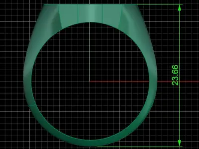 Jewelry ring 220 3D print model
