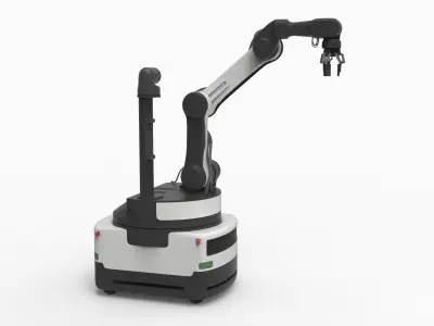Industrial Robot arm  3D model