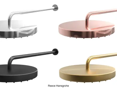 Fixtures - Shower Head Pack A 3D model