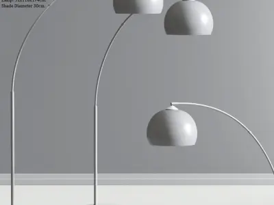 Versanora Arquer Arc Floor Lamp 3D model