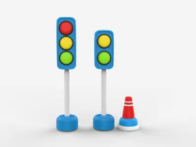 Traffic Light 3D model