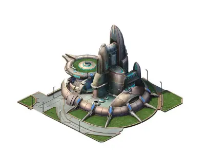 Ship Machinery Building - Team Lord 04 3D model