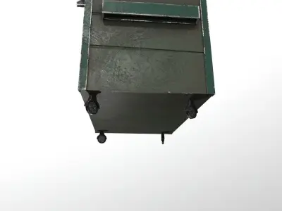  Sci-Fi Garbage Dumpster  Low-poly 3D model