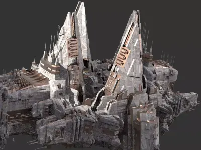 District 10 Mothership Design 10 3D model