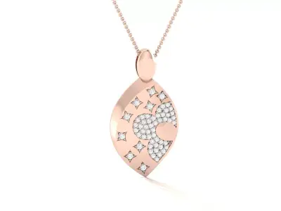 Women Pendant 3D print model