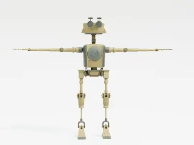Robot Humanoid-A1 rigged 3D model