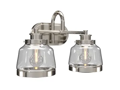 Judson 2-Light Bath Vanity Wall Light 3D model