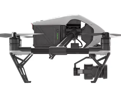 DJI Inspire 2 drone v1 3D model