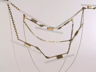 Hanging custom light 3D model