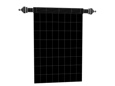 Pennant V1 004 Low-poly 3D model