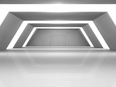 Sci Fi Corridor 3D model