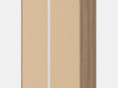 VILHATTEN Wardrobe with 2 doors and 2 drawers 3D model