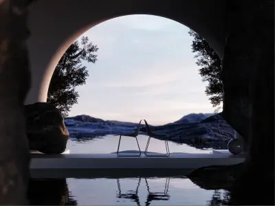 Mountain View 3D model