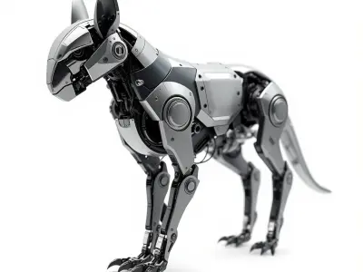 Futuristic Robotic Animal Model Pack Low-poly 3D model