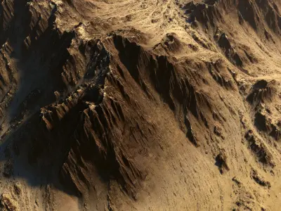 Mountains big n2 3D model