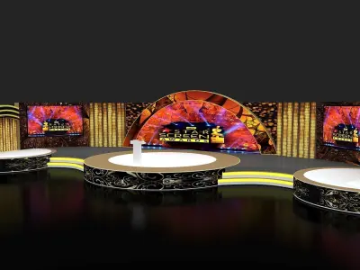 Stage Design 3d Model 3D model