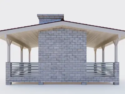 Big gazebo 3D model