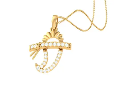 Spiritual Krishna Pendant 3D print model