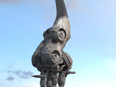 Alien meteor Prime Stone  3D model