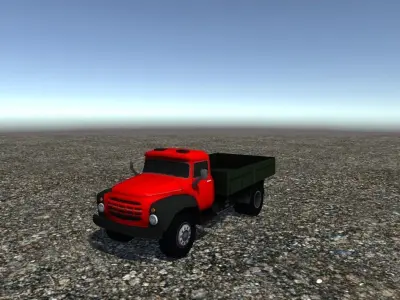 IndustrySmallTruck dump truck for gta san andreas Low-poly 3D model