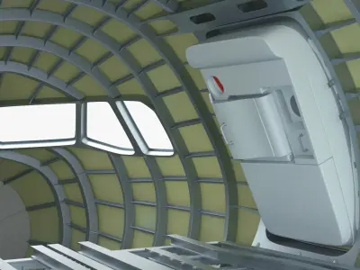  A320 Airbus Forward Cockpit Fuselage 