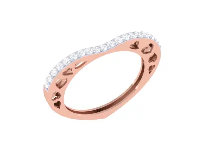 Women Ring  Render 3dm STL OBJ FBX Details 3D print model 134
