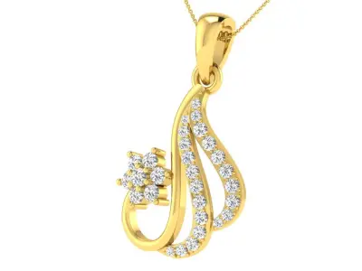 Earring Pendant Set 3dm STL OBJ FBX Render Details 3D print model buy