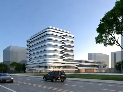 Urban Office Space 3D model