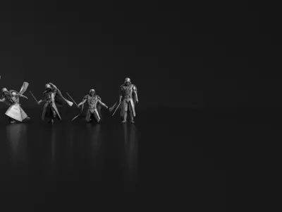 Darth Vader Figure Set 01 3D print model