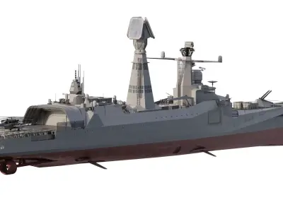US NAVY Constellation -class frigate 3D model