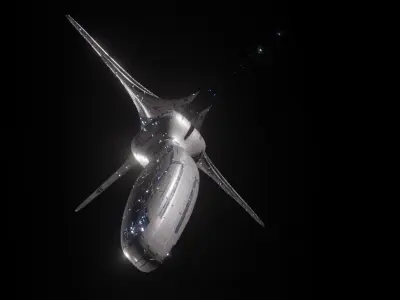 Alien Spacebase 3D model