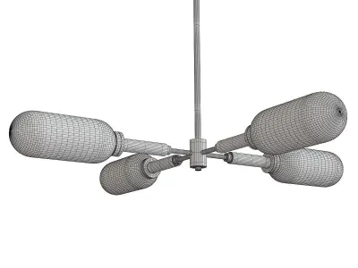 Annex 4 Light Chandelier Low-poly 3D model