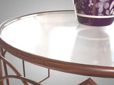 Flower Vase Low-poly 3D model