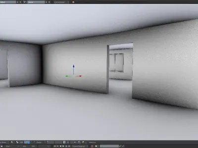 American House  House04  Low-poly without Textures Low-poly 3D model