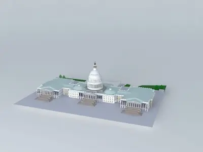 US CAPITAL BUILDING AND GROUNDS 3D model