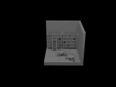 Library 3D model