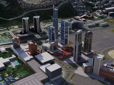 Monterrey Mexico 3D model