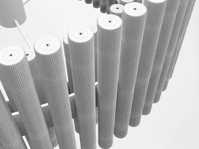 Aurora 2 Tier Xxl Chandelier 3D model