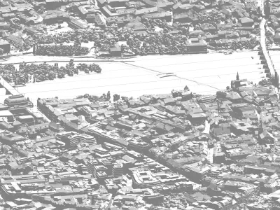 Prague City Center 3D model