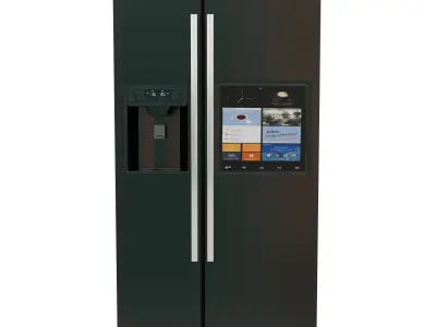 Fridge-freezer Bosch 3D model 3D model