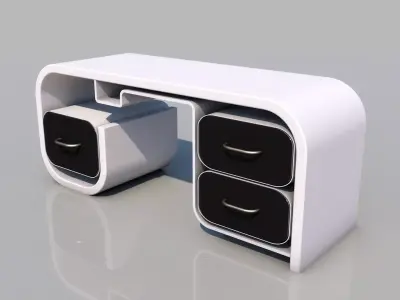  futuristic modern stand 3D model